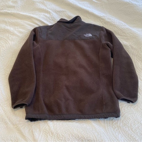The North Face size XL Brown Neutral Y2K Warm Full Zip Up Fleece - Picture 2 of 6